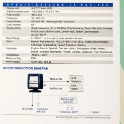 Furuno FCV-588 8.4'' Colour LCD Fishfinder With P66 Transducer D/T 50/200kHz -Furuno Store 77116 3