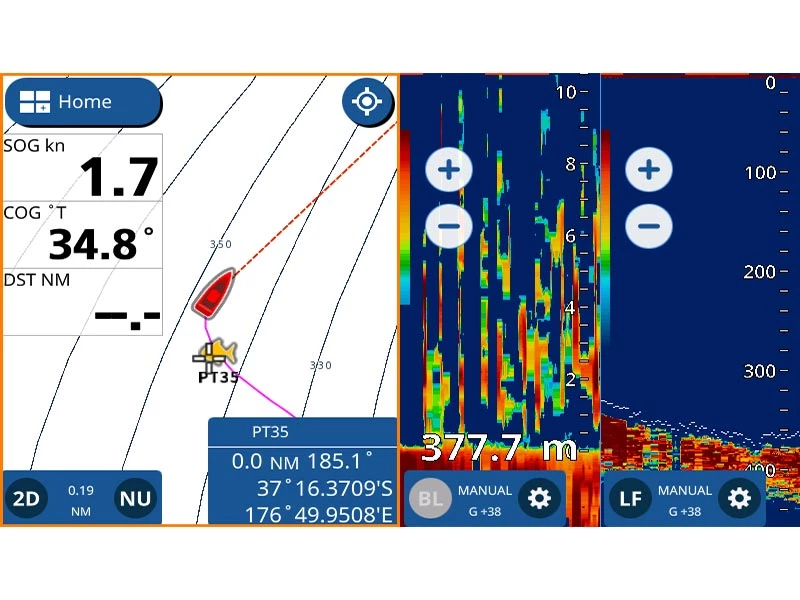 Furuno GP-1871F DB7 Deep Blue CHIRP GPS/Fishfinder With NZ Chart 7 Furuno GP-1871F DB7 Deep Blue CHIRP GPS/Fishfinder With NZ Chart - Image 5
